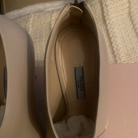 Prada Asymmetrical Peep Toe Bootie - Picture 10 of 11